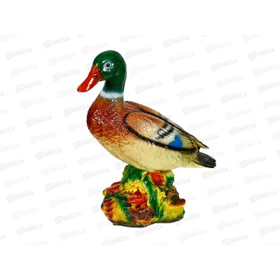 Фигура садовая из гипса "Селезень" (380*310мм) арт.240 Фигура садовая из гипса "Селезень" (380*310мм) арт.240