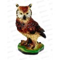 Фигура садовая из гипса "Филин большой" (450*270мм) арт.239 Фигура садовая из гипса "Филин большой" (450*270мм) арт.239
