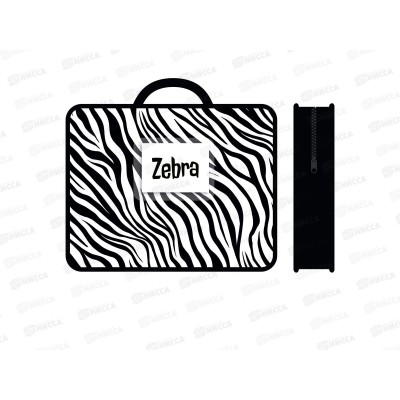 Папка дет. А4 с ручками ПЧЕЛКА Zebra 2025 ПМ-А4-26 *30