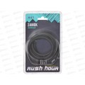 Замок велосипедный кодовый 10х1500мм черный RUSH HOUR,281577