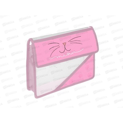 Папка д/тетр. ПЧЕЛКА А5 лип. Meow  2025, ПМ-А5-03 *50