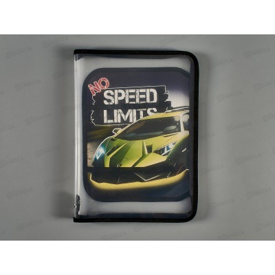 Папка д/труда ПЧЕЛКА А4 молн.вокруг Гонка в городе 2024, ПТР-1*50