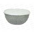 Миска 3,2л Latina с/кр Гранит св-серый 222136721/02 *15