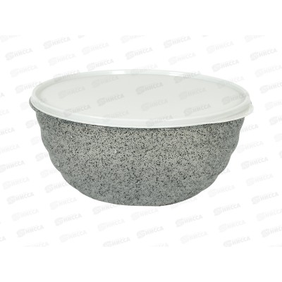 Миска 3,2л Latina с/кр Гранит св-серый 222136721/02 *15