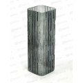 Ваза Квадро 1904-Н5 Графит 105мм*105мм h-300мм большая