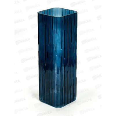 Ваза Квадро 1904-Н5 Ночное небо 105мм*105мм h-300мм большая