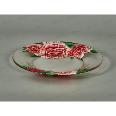 Тарелка сервировочная 327/1-Д Пионы Тарелка сервировочная 327/1-Д Пионы