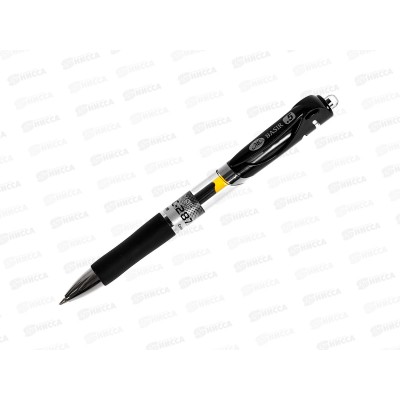 Ручка гел. BASIR авт., черная 0,5мм МС-2871 *12/144/1152