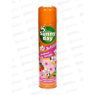 Sunny Day освежитель воздуха 300см3 Дыхание сакуры