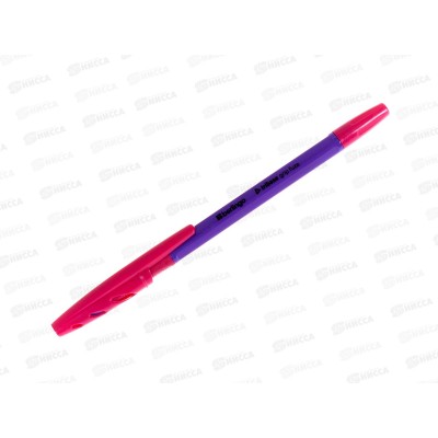 Ручка шар. BERLINGO Tribase grip fuze синяя, игла 0.7мм, 70968 *50