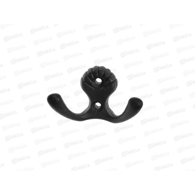 Крючок-вешалка №23 черный *100 Крючок-вешалка №23 черный *100