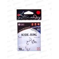 Крючок KOI &quotSODE-RING" р.16 (INT)/3 (AS) цвет BN, КН841-3BN 10шт