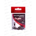 Вертлюг Namazu Pro ROLLING RIBBED SWIVEL, латунь, цв.Carbon, р.2, 43кг (10шт)