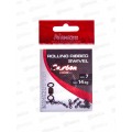 Вертлюг Namazu Pro ROLLING RIBBED SWIVEL, латунь,цв.Carbon,р.7, 14кг (10шт)