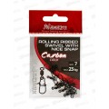 Вертлюг с застежкой Namazu Pro ROLLING цв. Carbon, р.7, test-23кг, кат