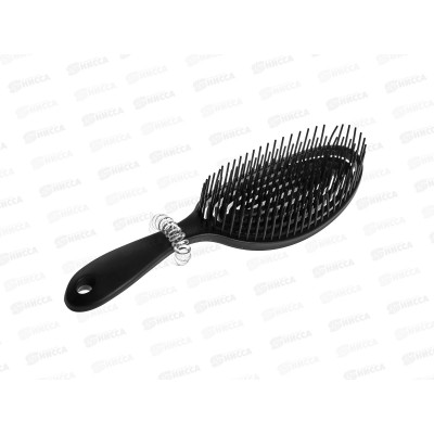 Ameli Расческа Вент Гнущ с ручкой чер+резинк