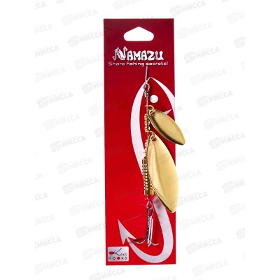Блесна вращ. Namazu Ahimonda, вес 16г, цвет 02 (латунь) N-AH16-02