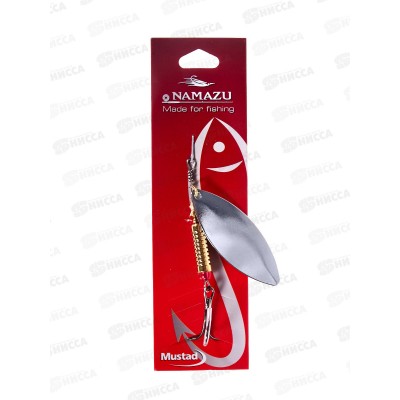 Блесна вращ. Namazu Alleria, вес 14г, цвет 01 (серебро) N-A14-01