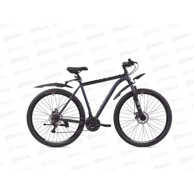 Велосипед 29" 21ск RUSH RX 905 DISC ST черный рама 23" П, 331159