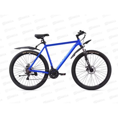 Велосипед 29" 21ск RUSH XS 905 DISC AL синий рама 23" П, 388092