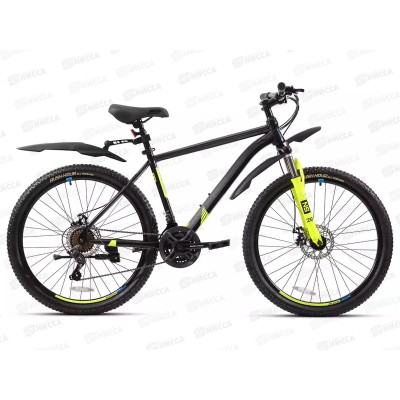 Велосипед 26" 21ск RUSH NX 615 DISC ST черный рама 18", 320036