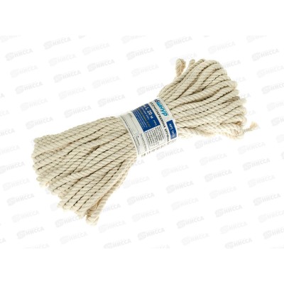 Веревка ХБ,Сибшнур, 6мм, 20м*45