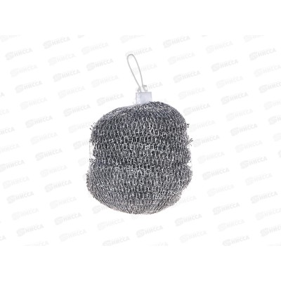 Губка д/посуды металл 5шт в сетке 597-076 *300