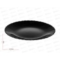Тарелка плоская круглая 21,5см Черная 100ч-твч8,5 *6