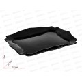 Блюдо прямоугольное 25,5*33,5см Черный 100ч-ткб14
