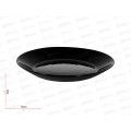 Тарелка плоская круглая 19см Черный 100ч-тбч7,5 *6