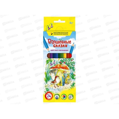 Карандаши 24цв ВКФ "Волшебные сказки" FP-CP-1024 *4/24 Карандаши 24цв ВКФ "Волшебные сказки" FP-CP-1024 *4/24