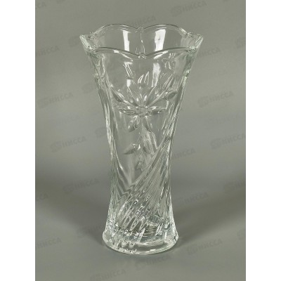 Ваза стеклянная 23*12,5см стекло в упаковке 425-23 *1/12