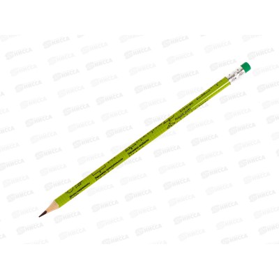 Карандаш ч/г с ластиком ВКФ "Принты" Школьный (ТМ), 1-PR-15T в тубусе *15 Карандаш ч/г с ластиком ВКФ "Принты" Школьный (ТМ), 1-PR-15T в тубусе *15