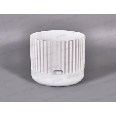 Кашпо Эффект с прикорн полив 2,5л Белый Ангарск *12