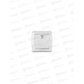 Выключатель Маргарита 1-клавиша скрытой установки, 10А, 220В, подсветка, белый, М0121*10