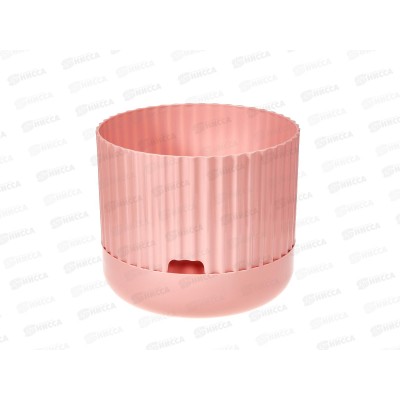 Кашпо Эффект с прикорн полив 4,5л Персик Ангарск *8