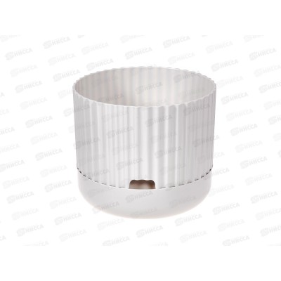 Кашпо Эффект с прикорн полив 4,5л Слон кость Ангарск *8