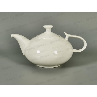 Чайник заварочный 1300мл фарфор Белье тс0718-10 *1/18