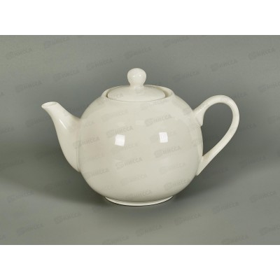 Чайник заварочный 1200мл фарфор Белье тс0718-20 *1/24