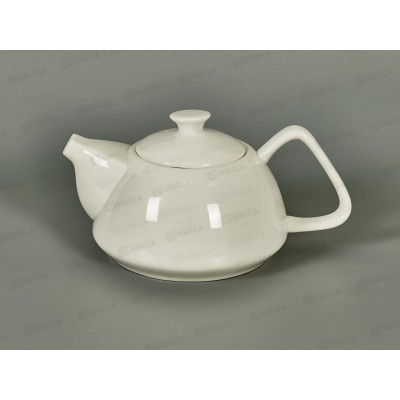 Чайник заварочный 800мл фарфор Белье тс0718-33 *1/36