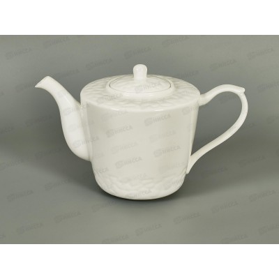 Чайник заварочный 1000мл фарфор Белье тс0718-82 *1/24