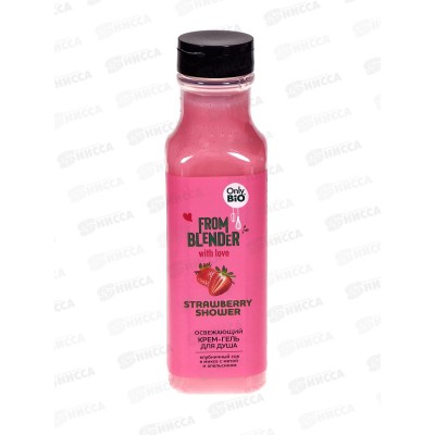 FROM BLENDER WITH LOVE Гель-крем для душа Strawberry 370мл *15