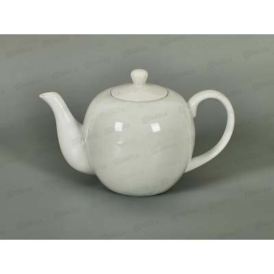 Чайник заварочный 1100мл фарфор Белье тс0718-142 *1/36