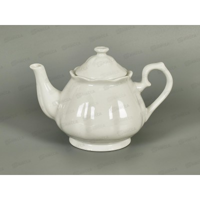 Чайник заварочный 1000мл фарфор Белье тс0718-144 *1/24