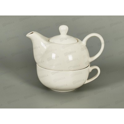 Чайник заварочный 400мл+Кружка 300мл фарфор Белье м4128 *1/48 Чайник заварочный 400мл+Кружка 300мл фарфор Белье м4128 *1/48