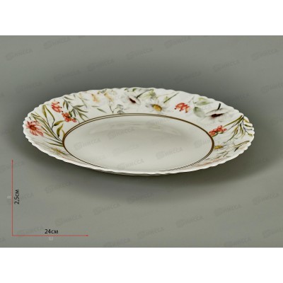 Тарелка обеденная Букет 24см OLHP-95/H240305 Тарелка обеденная Букет 24см OLHP-95/H240305