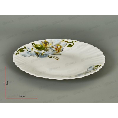 Тарелка десертная Голубая орхидея 19см MFK21059