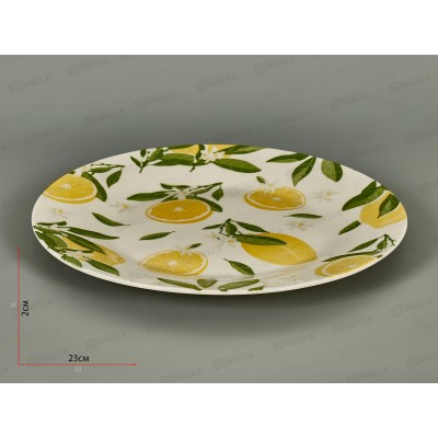 Тарелка обеденная Лимоны 23см MFK07272