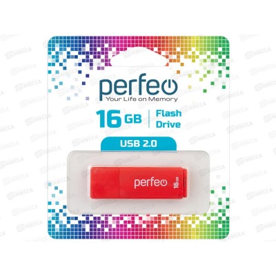 Флэш-карта Perfeo USB 16Gb C04 Red Tiger Флэш-карта Perfeo USB 16Gb C04 Red Tiger
