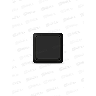 Выключатель ОЛИМП 1-клавиша открытой установки, 10А, 220В черный, 2209 *10